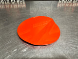 2015 FORD MUSTANG GT FUEL DOOR GAS LID TANK COVER ORANGE OEM #688