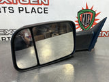 2010 DODGE RAM LH DRIVER SIDE DOOR TOW MIRROR OEM 55372071AF #332