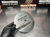2015 FORD MUSTANG GT FUEL DOOR GAS LID TANK COVER MAGNETIC GRAY METALLIC OEM 950