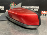 2012 FORD MUSTANG GT LH DRIVER SIDE VIEW MIRROR RED CANDY OEM #1315