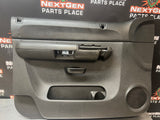 2008 CHEVY SILVERADO GMC SIERRA LH FRONT DRIVER DOOR PANEL EBONY #1189