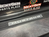 2013 FORD MUSTANG GT LH AND RH ILLUMINATED DOOR SILL TRIM SET OEM #1160