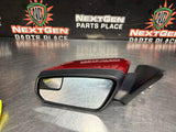 2011 FORD MUSTANG GT LH DRIVER SIDE VIEW MIRROR BURGUNDY OEM #1231