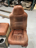 08-10 F250 KING RANCH REAR CAPTIAN SEATS WITH CENTER CONSOLE OEM  #3849