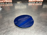 2017 FORD MUSTANG GT FUEL DOOR GAS LID TANK COVER BLUE OEM #1378