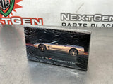 2001 C5 CORVETTE VHS FACTORY SEALED OEM #433