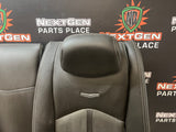 12-15 CADILLAC CTS-V COUPE REAR BLACK LEATHER/ SUEDE SEATS OEM #1233