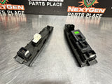 2005 FORD F250 LH AND RH FRONT WINDOW SWITCH SET BLK OEM #929