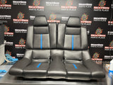 2011 FORD MUSTANG GT REAR SEATS BLUE STRIPE #793
