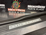 2011 FORD MUSTANG GT LH AND RH ILLUMINATED DOOR SILL TRIM SET OEM #996