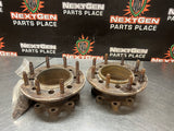 05-16 FORD F350 SUPERDUTY FRONT BRAKE HUB ROTOR SPACER ADAPTERS 8 LUG OEM #3931