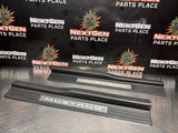 2013 FORD MUSTANG GT LH AND RH ILLUMINATED DOOR SILL TRIM SET OEM #1264