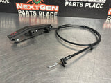 2006 CORVETTE C6 LH DRIVER DOOR LATCH RELEASE CABLE AND LEVER OEM #1194