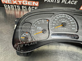 2006 CHEVY SILVERADO 2500HD 6.6L LBZ DIESEL SPEEDOMETER CLUSTER 15287356 #W474