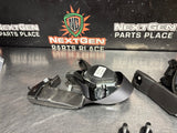 2006 C6 CORVETTE FRONT SEAT BELTS DRIVER / PASSENGER BLK OEM #1538