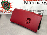 05 - 13 C6 CORVETTE GLOVE BOX RED OEM #440