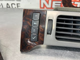 2012 GMC DENALI 2500HD CENTER DASH RADIO AIR VENTS WOOD TRIM BEZEL WOOD GRAIN OEM #534