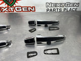 08-09 PONTIAC G8 PAINTED LH RH SIDE DOOR HANDLE FRONT & REAR MAGNETIC GRAY #307