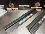 2011 FORD MUSTANG GT LH AND RH ILLUMINATED DOOR SILL TRIM SET OEM #793