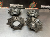 MOTO METAL GLOSS BLACK CENTER CAPS #3989