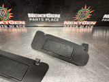 08-09 PONTIAC G8 SUN VISORS SET LH RH DRIVER PASSENGER OEM #1036