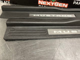 2014 FORD MUSTANG GT LH AND RH ILLUMINATED DOOR SILL TRIM SET OEM #970