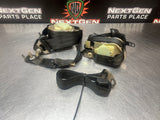 2004 FORD F250 FRONT SEAT BELTS BLK OEM #945