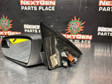 2012 FORD MUSTANG GT LH DRIVER SIDE VIEW MIRROR BLCK OEM #1343