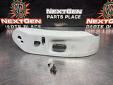 05-13 C6 CORVETTE LH DRIVER SEAT BEZEL W/ LUMBAR AND 6 WAY SWITCH GRAY OEM #1110