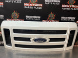 2008-2010 FORD F250 F350 DIESEL FRONT UPPER GRILLE WHITE OEM #1257