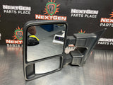 2012 FORD F250 LH DRIVER SIDE POWER FOLD TELESCOPIC HEATED MIRROR OEM #3877