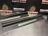 2011 FORD MUSTANG GT LH AND RH ILLUMINATED DOOR SILL TRIM SET OEM #996