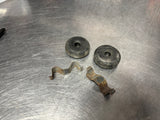 04-06 PONTIAC GTO RADIATOR RUBBER HOLD DOWN DONUT WITH BRACKETS OEM #1043