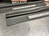 2014 FORD MUSTANG GT LH AND RH ILLUMINATED DOOR SILL TRIM SET OEM #1253