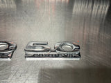 11-14 FORD MUSTANG GT AFTERMARKET ALLOY FENDER EMBLEMS #822