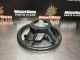 2015 FORD MUSTANG GT AUTO STEERING WHEEL W PADDLE SHIFTERS OEM #848