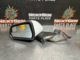 2015 FORD MUSTANG GT LH DRIVER SIDE VIEW MIRROR WHITE OEM #1330