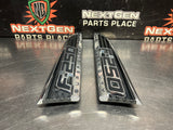2011 FORD F250 LARIAT LH RH DRIVER PASSENGER SIDE FENDER EMBLEMS OEM #1582