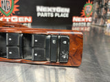 2011 GMC SIERRA 2500 CREW CAB WOOD FRONT AND REAR POWER WINDOW SWITCHES OEM 1200