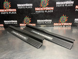 2011 FORD MUSTANG GT LH AND RH ILLUMINATED DOOR SILL TRIM SET OEM #1595