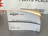 2011 CAMARO SS OWNERS MANUAL OEM #467