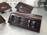 2008 FORD F250 LH AND RH FRONT AND REAR DOOR WOODGRAIN WINDOW SWITCH SET OEM #427