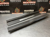 2013 FORD MUSTANG GT LH AND RH ILLUMINATED DOOR SILL TRIM SET OEM #1588