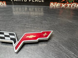 2008 C6 CORVETTE OEM FRONT BUMPER EMBLEM #1266