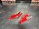 04-06 PONTIAC GTO HOOD HINGE SET TORRID RED OEM #1438