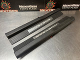 2013 FORD MUSTANG GT LH AND RH ILLUMINATED DOOR SILL TRIM SET OEM #1271