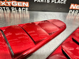 10-14 FORD MUSTANG GT EXTERIOR AIR VENTS CANDY RED OEM #928