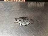 2015 FORD F350 KING RANCH TAILGATE EMBLEM OEM #1246