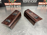 2010 F350 EXT CAB LH RH DRIVER AND PASSENGER FRONT WINDOW SWITCHES WOOD OEM #1044