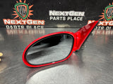 2004 PONTIAC GTO LH DRIVER SIDE MIRROR TORRID RED OEM #1438